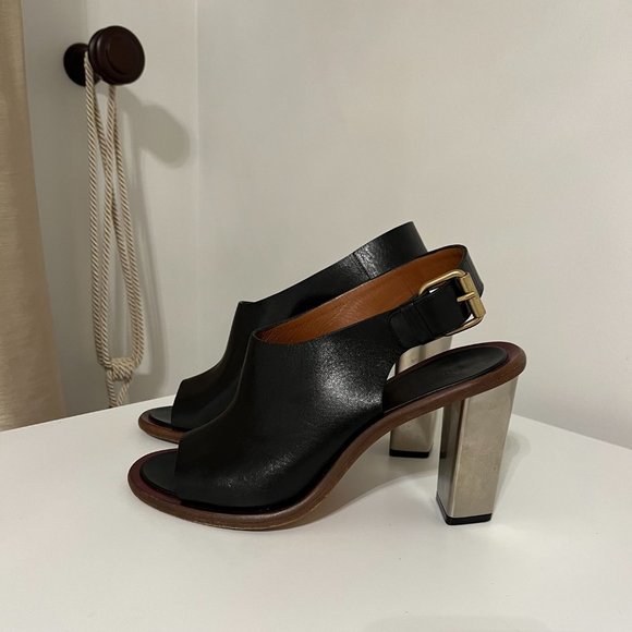 Céline Stainless Steel Heel Sandals, by Phoebe Philo - Picture 2 of 16